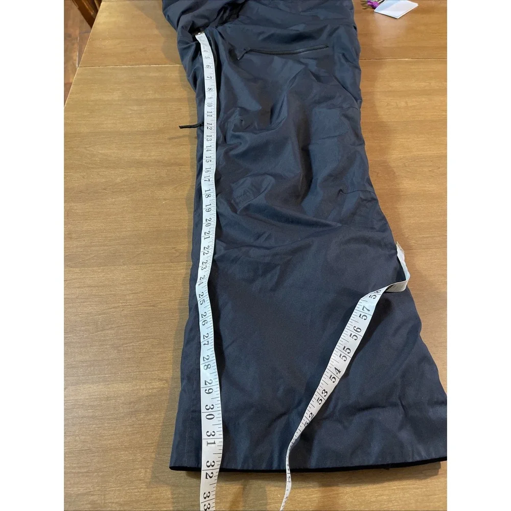 Stoic Insulated Cargo Pocket Snow Pants Men XXL Black Zippers Logo